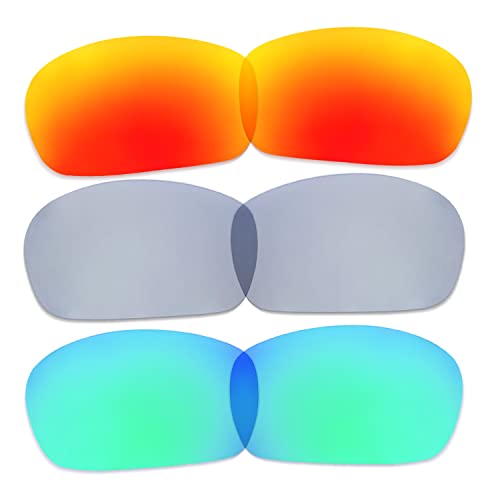 Lentilles pour Oakley Jawbone de rechange pack 3 couleurs