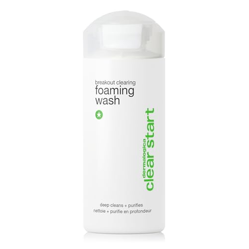 Dermalogica Clear Start Breakout Clearing Foaming Wash - Acne Face Cleanser with Salicylic Acid & Tea Tree Oil - 6 fl oz