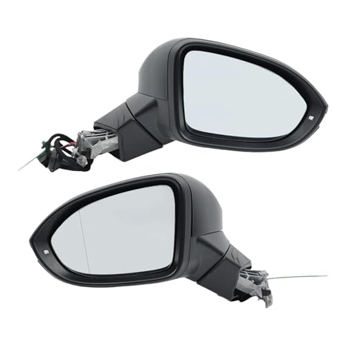 Rétroviseur extérieur VW Golf 8 MK8 noir avec clignotant intégré 6 broches