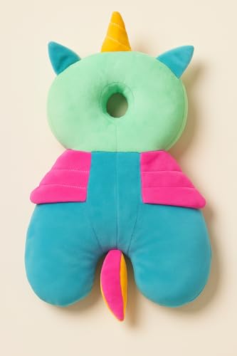 Image of Shark Doo Doo Baby Head Protector Cushion for 6-24 Months | Soft Plush Safety Backpack for Toddlers | Adjustable Straps, Anti-Fall Pillow for Infants (Unicorn)