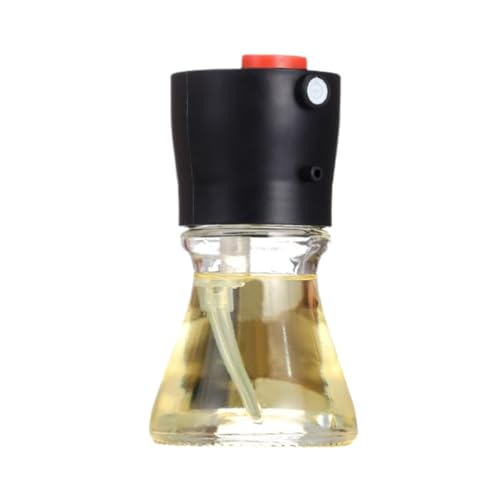 Genérico Dispensador De De Vidrio: Botella Vertedora De Vinagre De 80 Ml, Vinagrera De Cocina Compacta, Dispensador De Aderezo De Salsa, Pico De Cocina Sin | Para Ensalada, Barbacoa, Hornear,