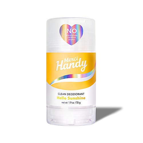 Merci Handy - Déodorant naturel (55g) - Sans alcool, sans paraben, sans aluminium - env. 60 jours d'utilisation - Parfum Hello Sunshine Cover
