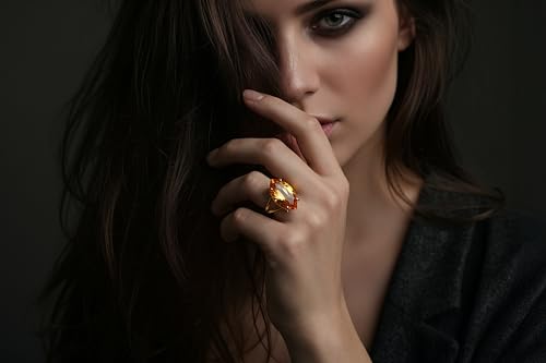 Bague cocktail citrine et or : l'accessoire idéal pour vos soirées