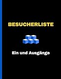 Besucherliste Ein und Ausgänge: Buchen Sie, um den Ein- und Ausgang von Personen außerhalb der Einrichtung zu überwachen und zu kontrollieren | ... Einfach und leicht zu vervollständigen