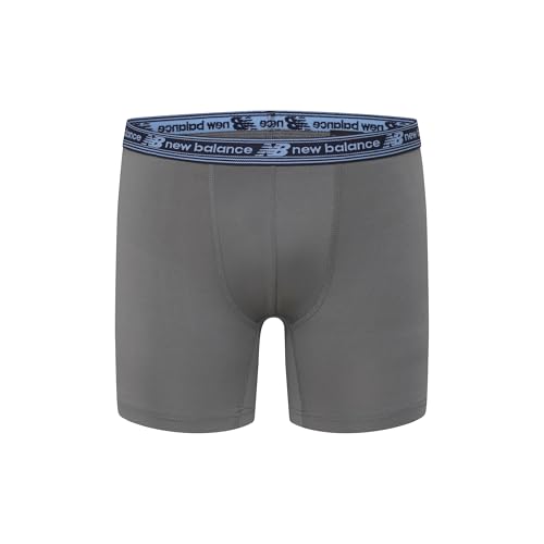 New Balance Boys' Non-Brushed Jersey Sport Performance Wicking Boxer Briefs Underwear (Multi Pack)4