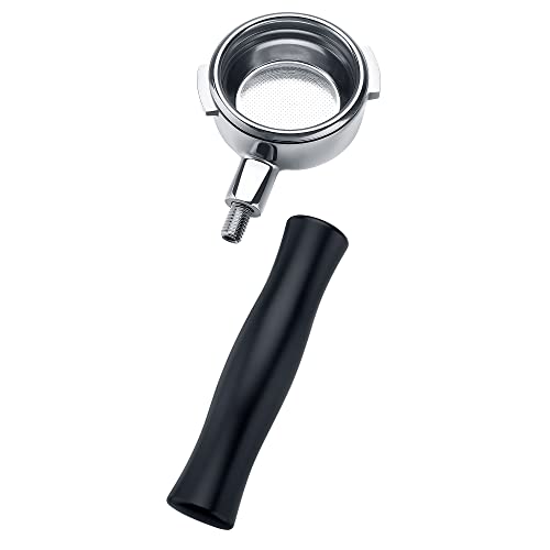 Image of Normcore 58mm Bottomless Portafilter Naked Portafilter Fits Nuova Simonelli - with Stainless Steel Head and Filter Basket and Anodized Aluminum Handle (Basket Included) - Espresso Machine Portafilter