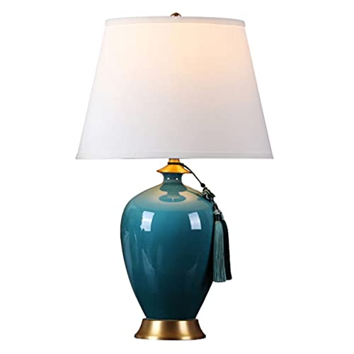 Lampe de table en céramique contre la fatigue visuelle éclairage doux pour chevet