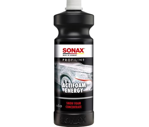 SONAX PROFILINE Actifoam Energy (1 Litre) détergent moussant Puissant pour Lavage Manuel des véhicules et Jantes | Réf: 06183000