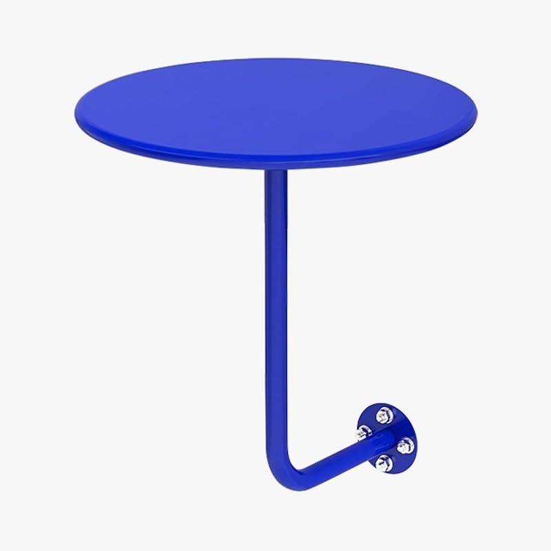 Table à thé murale ronde Klein Blue pour gain de place
