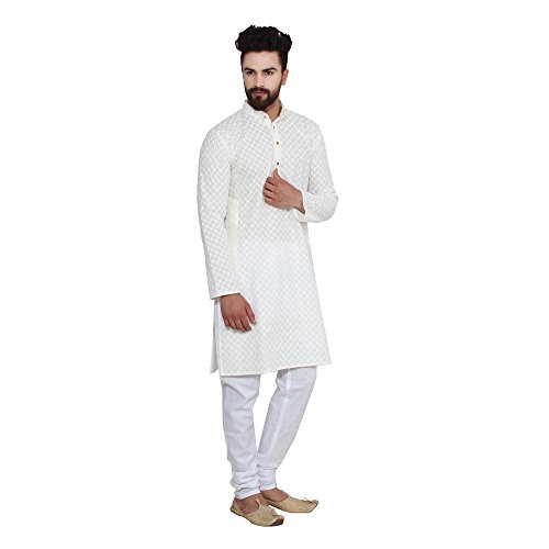 Image of SOJANYA Men's Cotton Regular Fit (Since 1958 ONLY Long Kurta