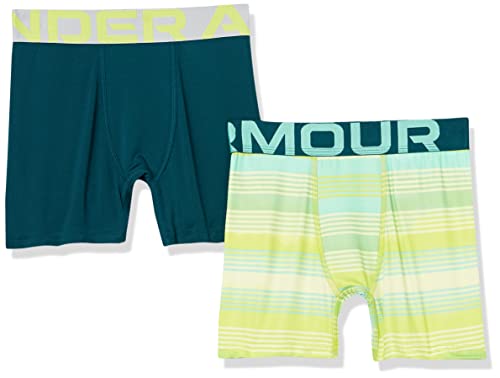UA 2PK SPRAY STRIPE BOXER SET