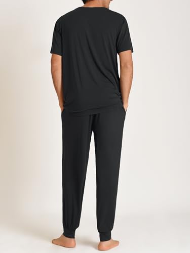 Latuza Men's Jogger Pajama Set Soft Comfy Viscose Sleepwear3