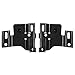 KUAFU Set of 4 Front Bumper Bracket Compatible with 2001-2007 Ford Ranger Replacement for FO1067143 FO1066143 FO1067144 FO1066144 1L5Z17859AA 1L5Z17859AB 1L5Z17752AA 1L5Z17752AB Steel Electrophoresis