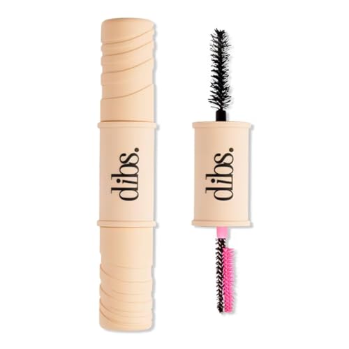Dibs Beauty 2-in-1 Mini Mascara & Primer Duo Lash Lengthening & Volumizing Mascara with Conditioning Primer Travel-Size Eye Makeup Set Size: (o.16oz)