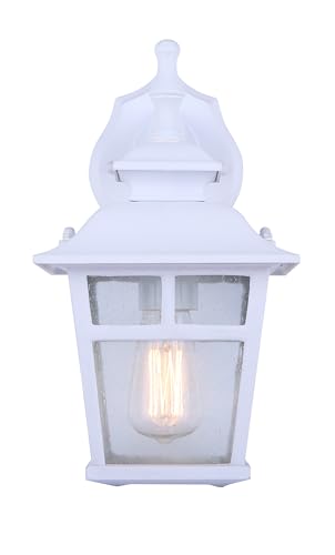 Canarm IOL183TWH-C Fieldhouse Outdoor Lantern Twin Pack, White
