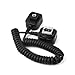 PIXEL 5.91' / 1.8m E-TTL Off Camera Flash Speedlite Sync Cord Hot Shoe Cord Compatible with Canon T8i, T7i, T6, T6i, T5, T5i, SL3, 90D, 80D, 77D, 60D, 7D, 750D,6D2, 5D, M3, M5, M6 etc, Replaces OC-E3