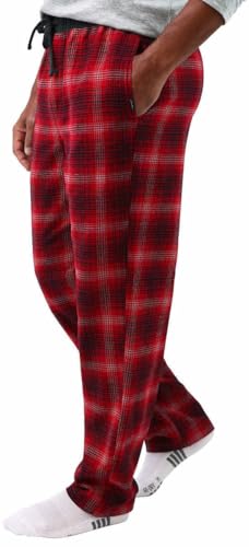 Eddie Bauer Men's Flannel Pajama Pants - 2 Pack Cotton Plaid Pants with Side Pockets3