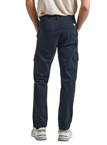Pepe Jeans Para Hombre. PM211641 PantalóN Slim Cargo Marino (30), Casual, AlgodóN, Sostenible - 2