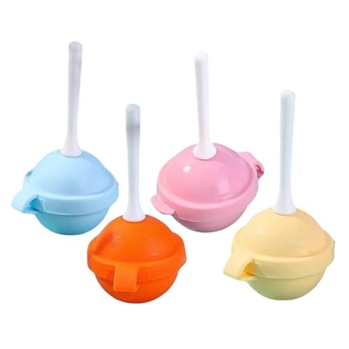 Lutscherformen Für Hartbonbons, 4 Stück Fondant Formen, Antihaft Silikon Wiederverwendbare Kuchen Schokolade Lutscher Werkzeug Backzubehör für Dessertzubereitung