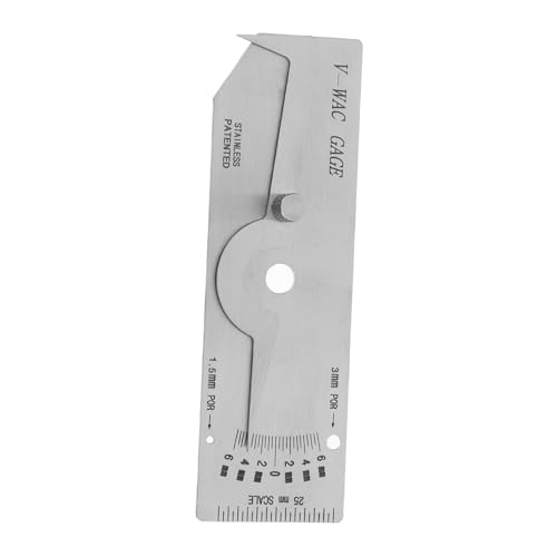 HEALLILY Welding Assurance Fillet Weld Gauge Welding Inspection Ruler Thickness Gauge Easy Operation