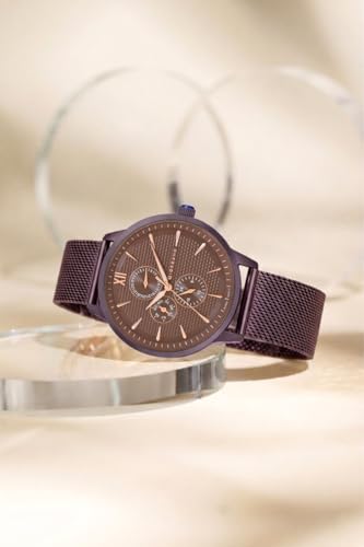 Image of Giordano Analogue Watch for Men with Stylish Mesh Band with Water Resistant Casual Wrist Watch to Complement Your Party Look - GD-50008