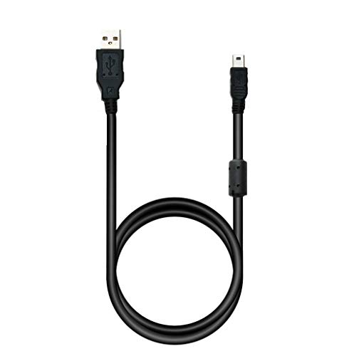 CamRepublic® Cable USB de carga y datos de repuesto para Canon 4000D 1500D 1300D 1200D 1100D 1000D 850D 800D 760D 750D 700D 650D 600D 550D 200D 80D 77D 70D 60D 50D 30D 6D 5D M10 M3 (USBCA-1001)