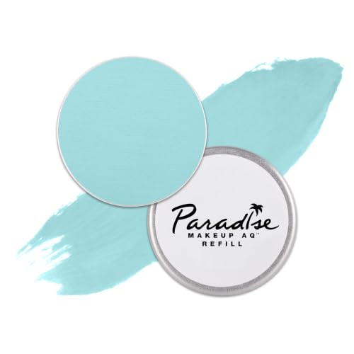 Mehron Makeup Paradise AQ - PASTEL TEAL, Water-Activated Face &amp; Body Paint