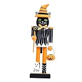 Photo Gallery f fityle figura di schiaccianoci di halloween, regalo festivo, dipinto a mano, 10 pollici, ornamento di burattino di legno per feste, interni, scrivania, casa, gatto Photo Gallery f fityle figura di schiaccianoci di halloween, regalo festivo, dipinto a mano, 10 pollici, ornamento di burattino di legno per feste, interni, scrivania, casa, gatto