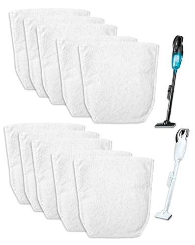 Beaufan 10 Pack Staubsaugerbeutel Kompatibel mit Makita CL100/ 106/180/ 183/ DCL180 Akku-Staubsauger Vergleichbar mit Teil #443060-3