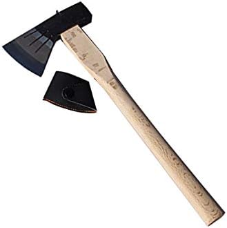 水野製作所 越後三条打刃物 全鋼 薩摩斧450g 白樫390mm サック入