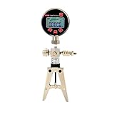 EJWFASCV 20 Bar Stainless Steel Pneumatic Pressure Calibrator Handheld Pressure Pump for Pressure Testing Equipment for Industry, Machine Control, Factories, Etc(0-16Bar)