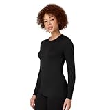 Hanes Women's Thermal Crew, Comfortable Warmth Everyday Lightweight Thermal Underwear Crew Shirt, Pack of 1, Size Large