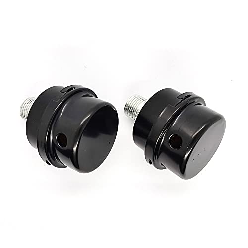 Air Compressor Silencer 1/2"PT 20mm Filter Air Compressor Muffler Accessories Air Compressor Intake Filter Noise Muffler Silencer 20mm Thread ，Pack of 2