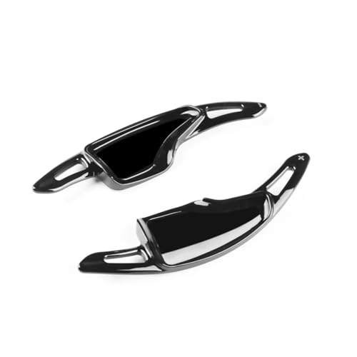 Compatible With Chevrolet For Corvette C7 2014 2015 2016 2017 2018 2019 カーアクセサリー ホイール ステアリング シフター パドル エクステンデッドカバー(Red Carbon Sty