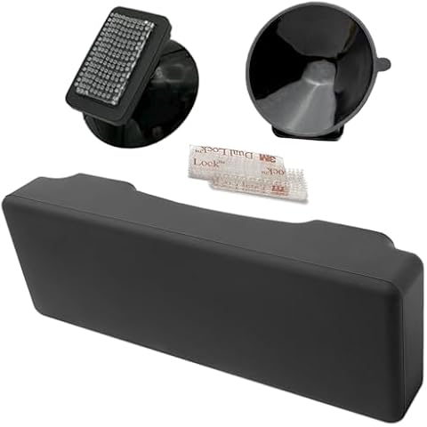 Silicone Skin for The New Rectangular EZ Pass with Interlocking Strips (NJ, PA, etc.) includes Strong Suction Cups, Plastic Holders and Interlocking Strips Cover