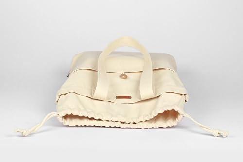 Harry-Kritz-Vertical-Cotton-Canvas-Tote-Bag-with-Drawstring-Closure-for-College-and-Everyday-Use