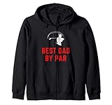 best dad by par golf design funny golfer dad gifts golfing felpa con cappuccio