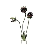 CatchDragon Metal Carnivorous Plant Garden Stake, Venus Flytrap Yard Art Decor, Outdoor Decorative Plant Stake Sculpture for Lawn Garden Patio Halloween Gothic Yard Decoration (Green-1pc)