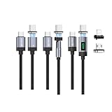 安心の日本企業 USB-C 変換用ケーブル Type-C to USB-C変換ケーブル マグネット吸着 100W PDケーブル 仕様対応 480Mbpsデータ転送 軽量小型 急速充電 磁石 磁気 防塵 着脱式 f67 f68