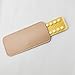STERCULIA Birth Control Pill Case Holder for Mini Pill Packets 5cm x 11cm (Pink)