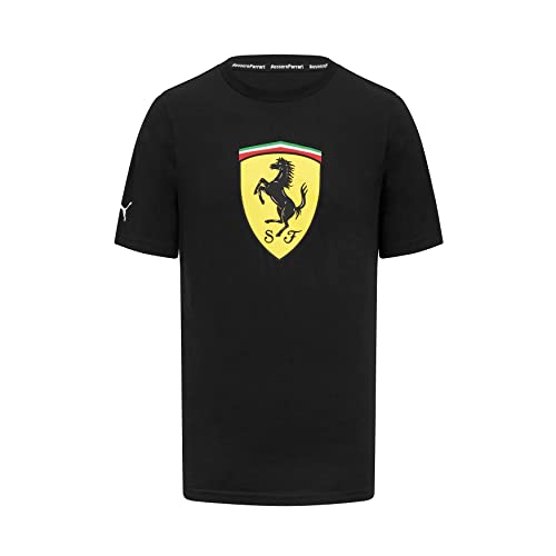 Scuderia Ferrari - Large Shield Tee - Men - Black - Size: M