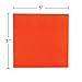 JAM PAPER Small Beverage Napkins - 5 x 5 - Orange - 50/Pack