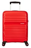 American Tourister Sunside Spinner 55/20 Equipaje de mano, 55 cm, 35 litros, Rojo (Sunset Red)