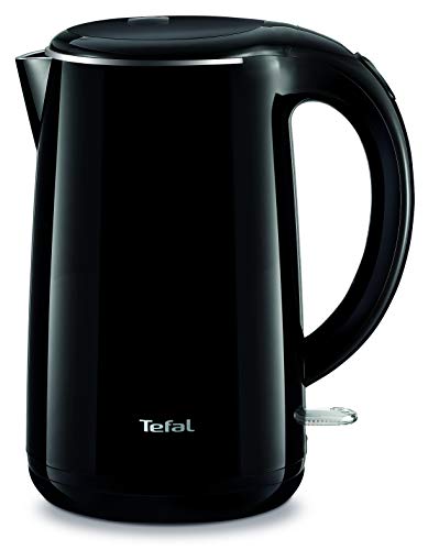 TEFAL Kettle | SAFETEA 1.7 Litre Electric Kettle | 1800 W | Double Layer | 360 rotational base | Automatic switch OFF | Black | 2 Years Warranty | KO260865