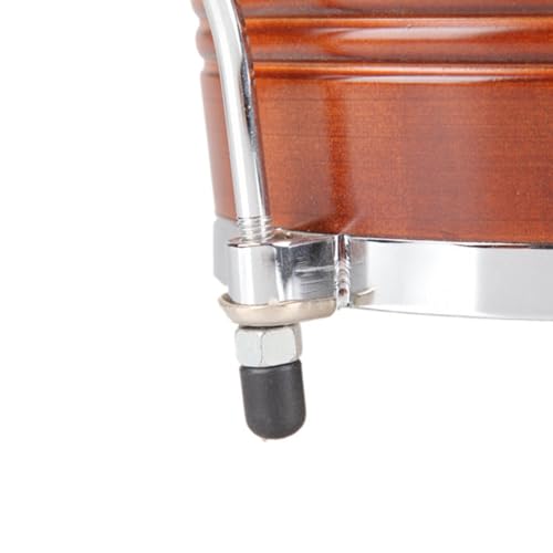 Image of Softline Pro Premium Natural Bongo Drum Set with Padded Bag and Tuning Key /Wrench Professionals Wooden Bongos Drum for Beginner Adults Kids Bongo Drum Percussion Instrument (SP BNG BR - SP)