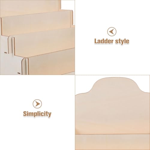 Présentoir à Cartes Bois : Solution de Rangement pour Bureau et Cosmétiques - 4