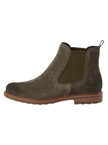 Tamaris Damen Boots Leder, khaki, 39 EU – Ansicht 4