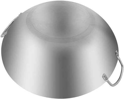Wok de acero inoxidable sin antiadherente 34 cm miniatura 6