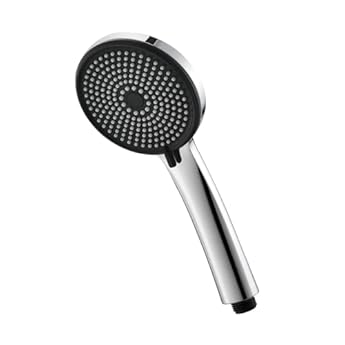 Foto di GRIFEMA Soffione Doccia Alta Pressione – 3 Modalità di Spruzzo, 216 Ugelli in Silicone Anticalcare, Design Leggero, Finitura Cromata, Universale e Facile da Installare, G807