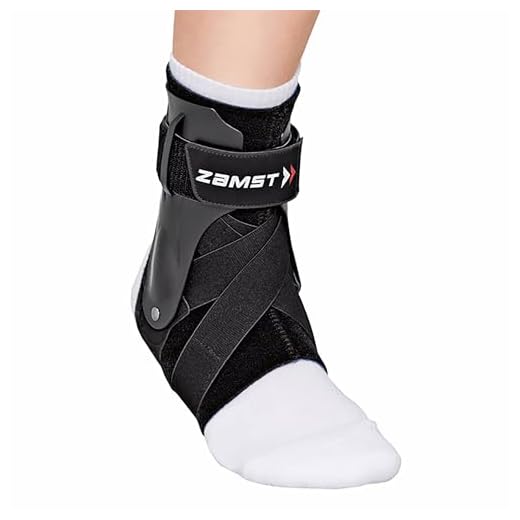 Zamst A2 DX Left - Protección de tobillos, tamaño Medio, color negro